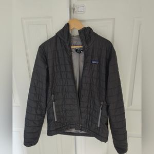 Patagonia Nano Puff Hoodie - Mens Small - Forge Grey/Gray